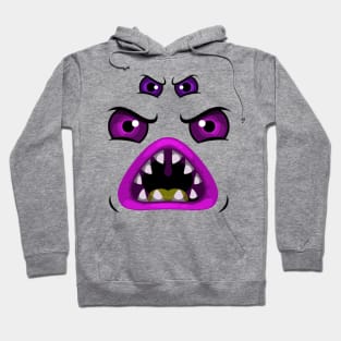 4 eyed monster face Hoodie